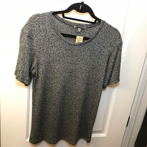 Knit Marled Gray T-Shirt